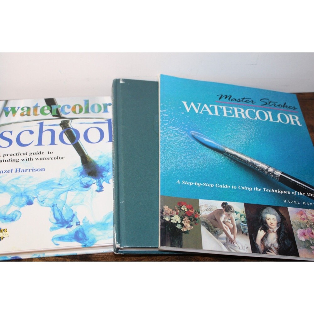 Watercolor Instructional Books, Lot of 3